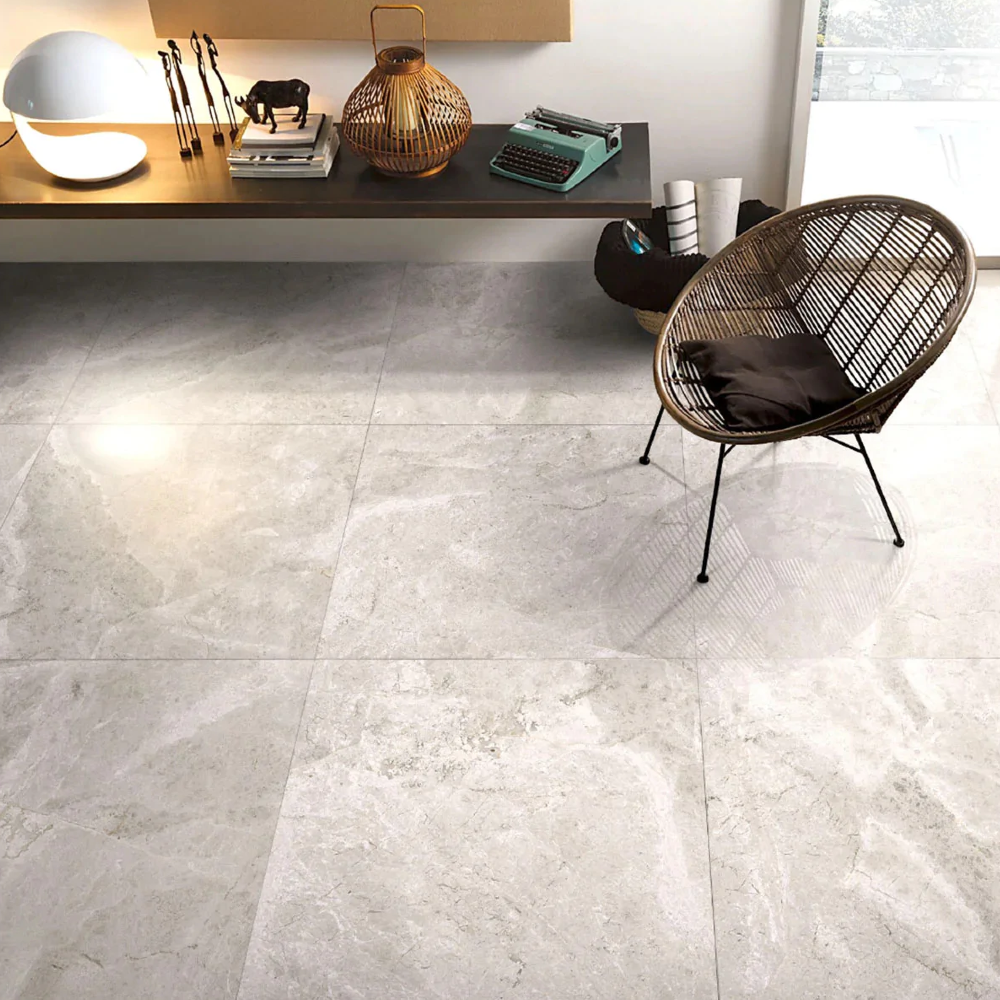 Tundra Gray Marble Floor and Wall Tile