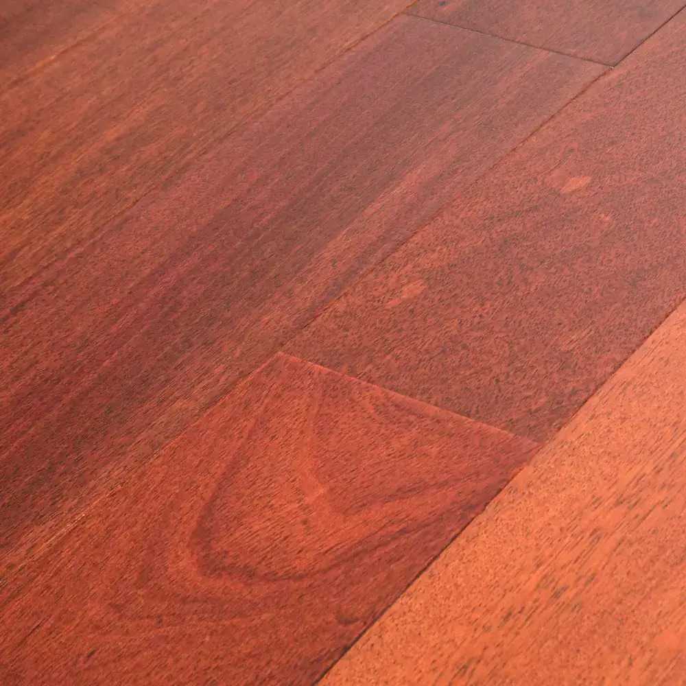 Santos Mahogany Smooth Solid Hardwood 3/4" x 4" Premiere Flooring - Natural