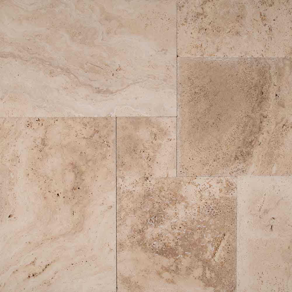 MSI Picasso Versailles Pattern Travertine Floor Tile