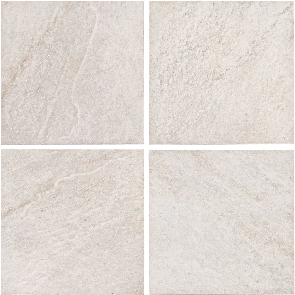 Aquatica Bianco Porcelain Pool Tile 6"x6" - StoneQuartz Collection