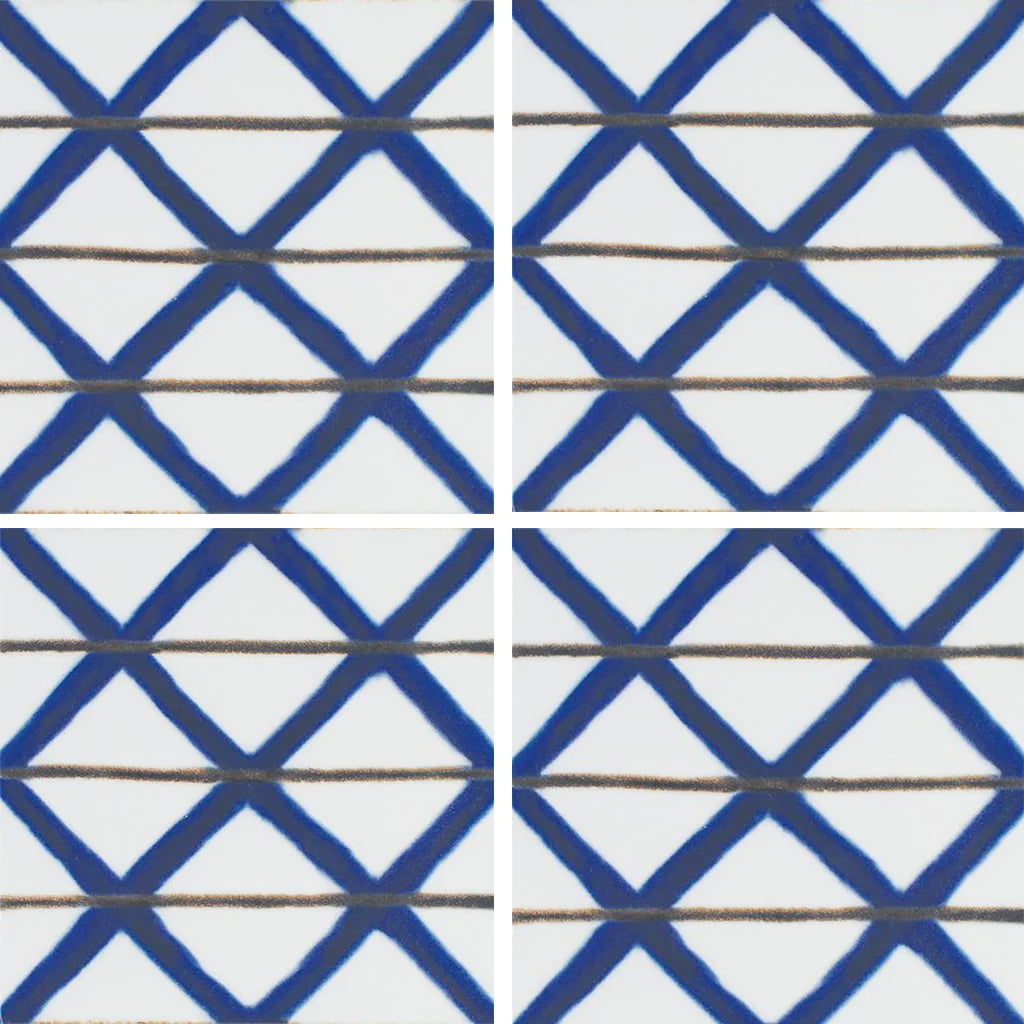 Aquatica Tapetto 4 Porcelain Pool Tile 6"x6" - Sol Collection