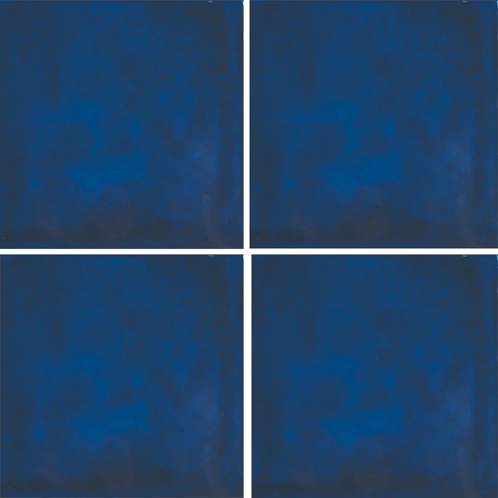 Aquatica Blu Porcelain Pool Tile 6"x6" - Sol Collection