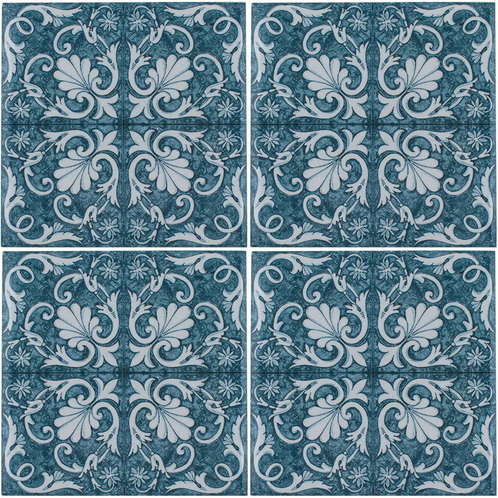 Aquatica Maioliche 5 Porcelain Pool Tile 6"x6" - Maioliche Collection