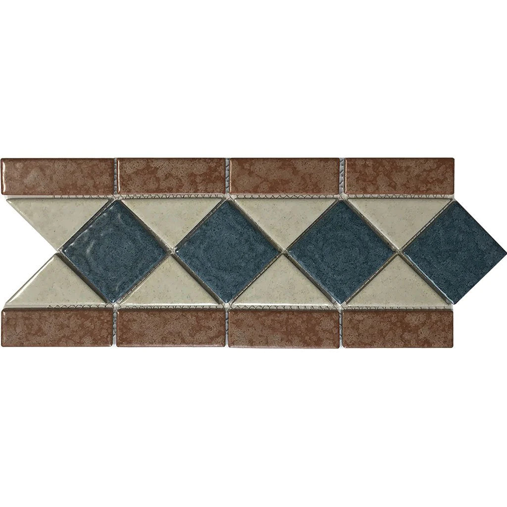 Aquatica Ocean Gold Porcelain Pool Tile 6"x13" - Listello Collection