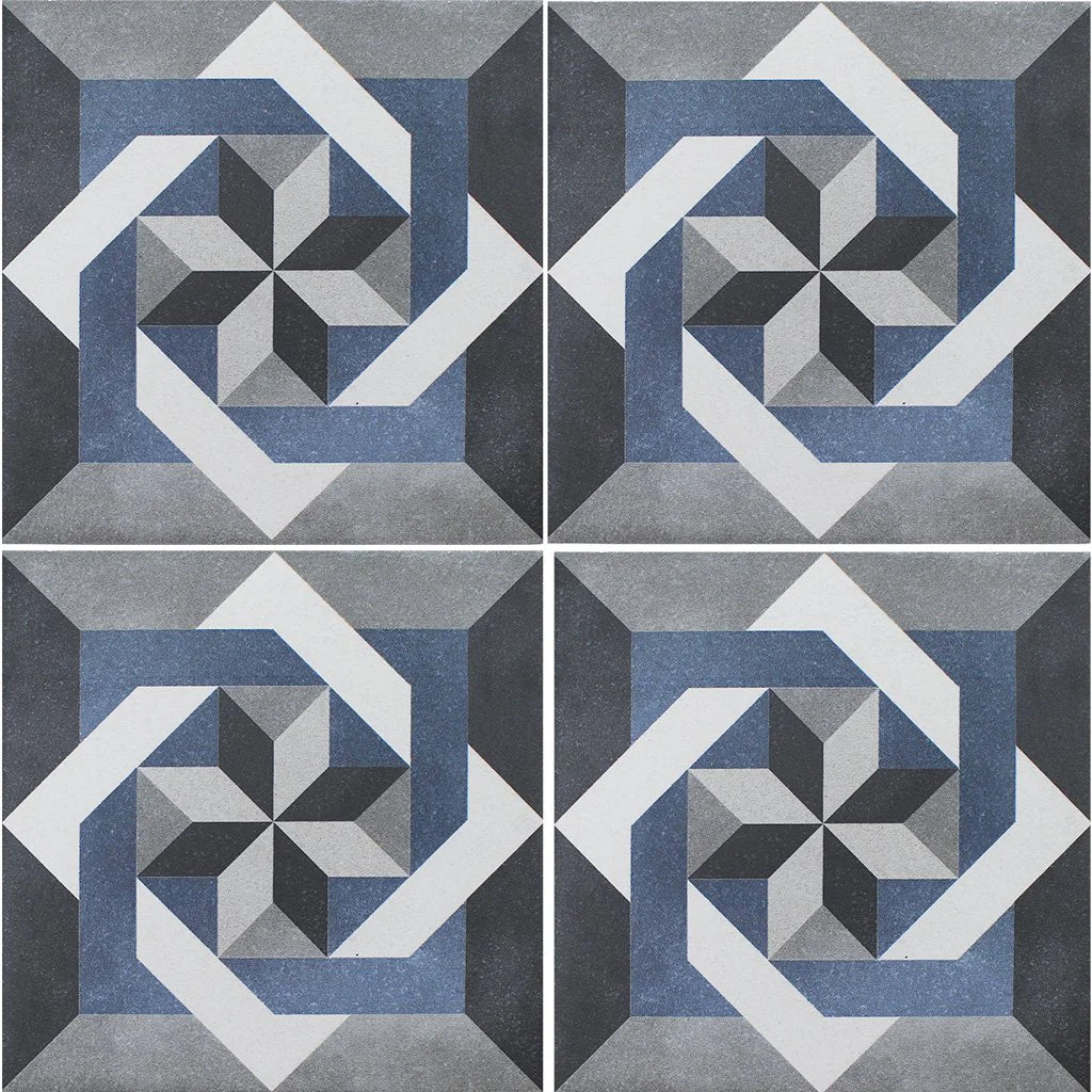 Aquatica Isabelle Porcelain Pool Tile 6"x6" - Fleur Collection