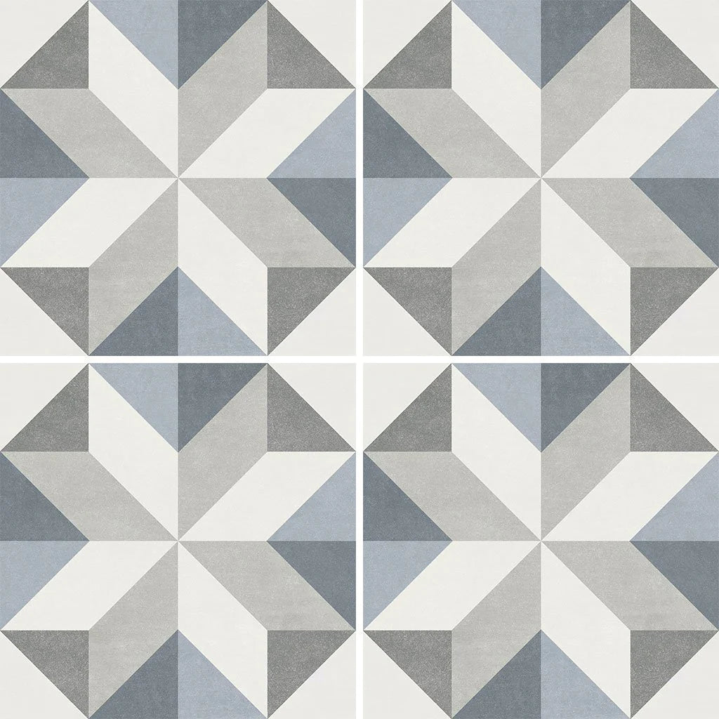Aquatica Gina Directional Pattern Porcelain Pool Tile 6"x6" - Fiore Collection