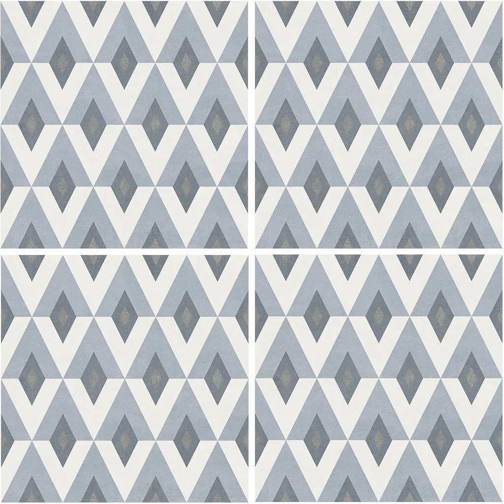 Aquatica Fiorella Directional Pattern Porcelain Pool Tile 6"x6" - Fiore Collection