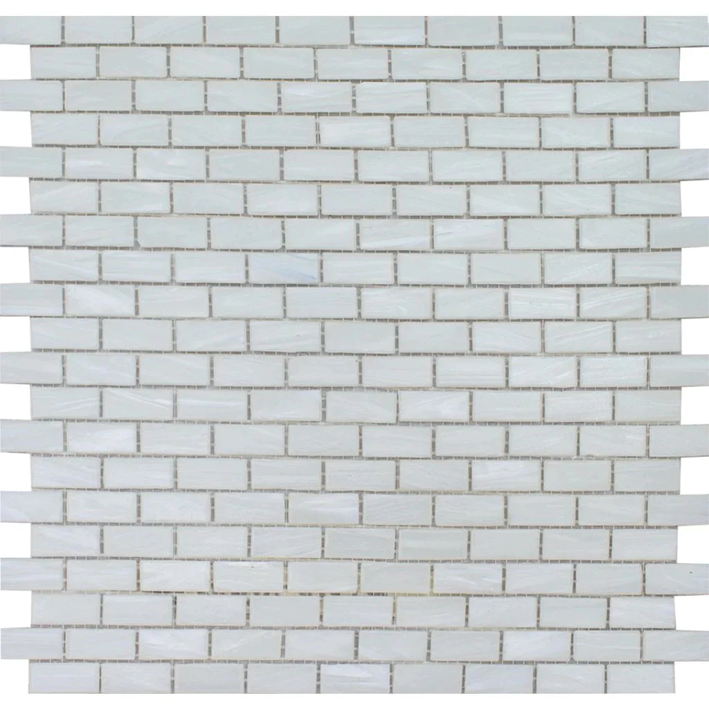 Aquatica Pearl Glass Mosaic Tile 12.25"x12.75" - Aurora Collection