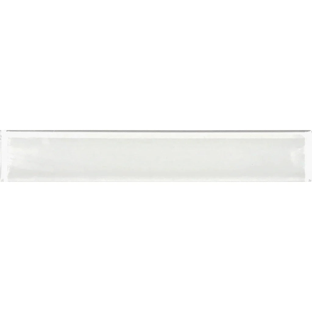 Aquatica Snow Glossy Glass Tile 2"x12" - Earth Collection