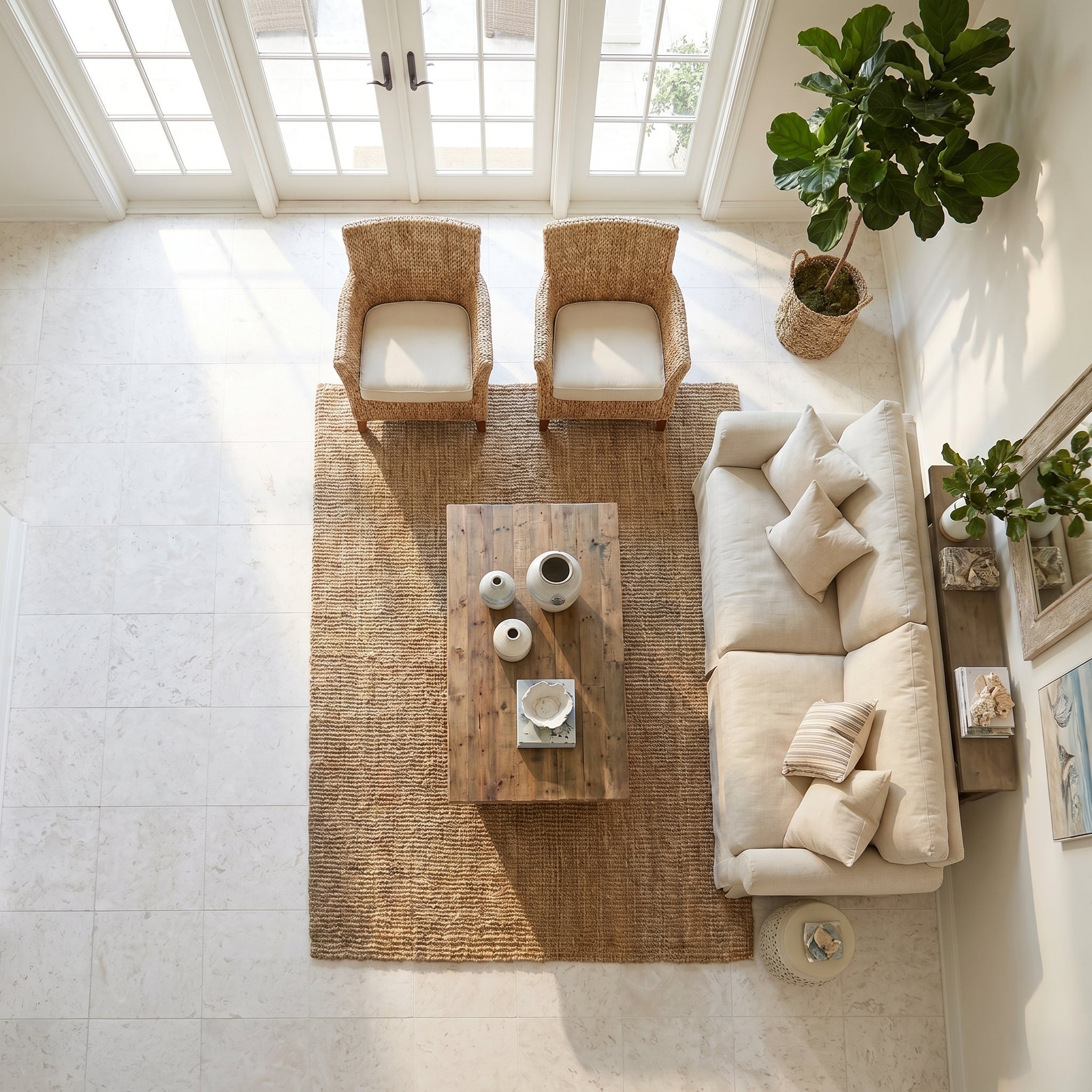 Shell Stone White Limestone Tiles Floor and Wall Tile