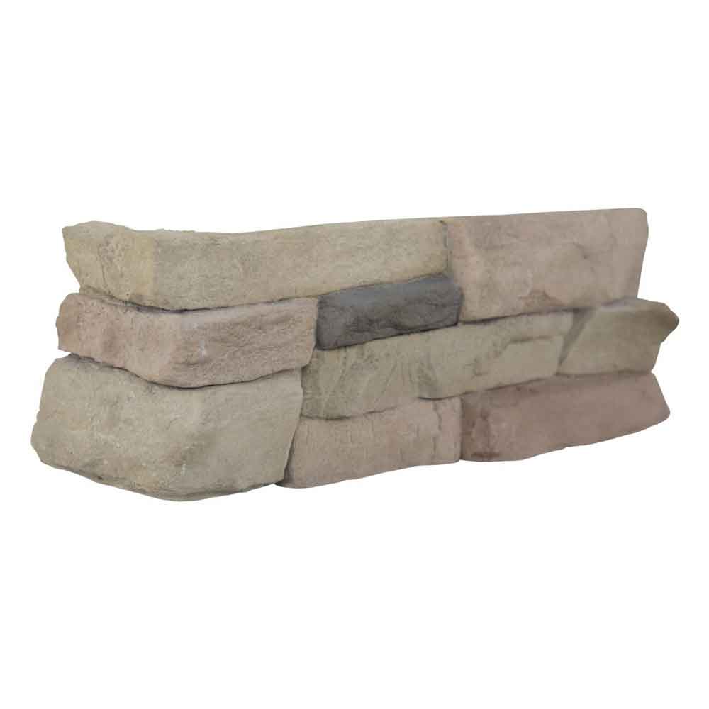 MSI Terrado Peninsula Sand Concrete Natural Stone Corner