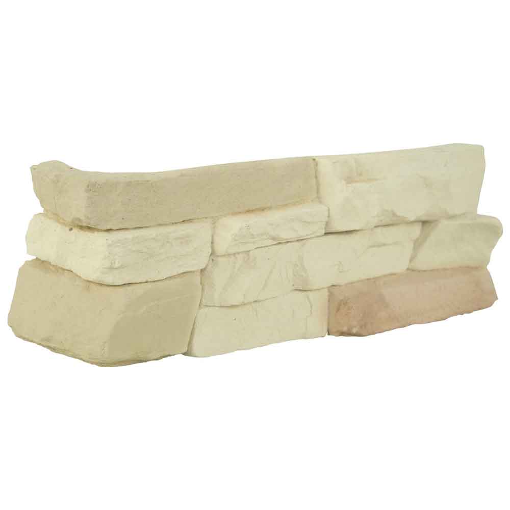 MSI Terrado Peninsula Cream Concrete Natural Stone Corner