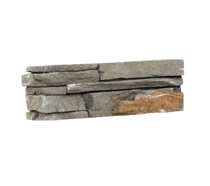 MSI Terrado Denali Gray Concrete Natural Stone Corner