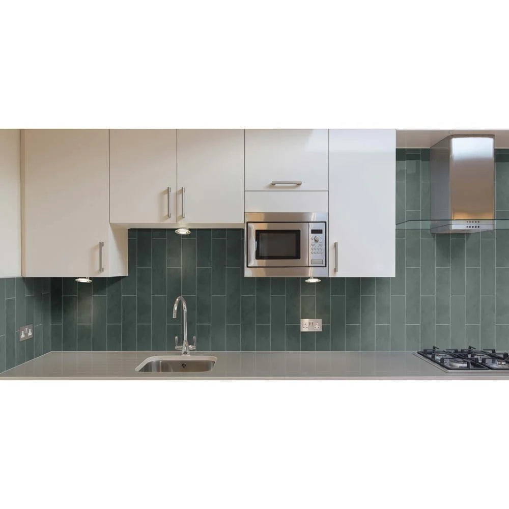 MSI Montauk Blue Gauged Slate Subway Tile 4"x12"