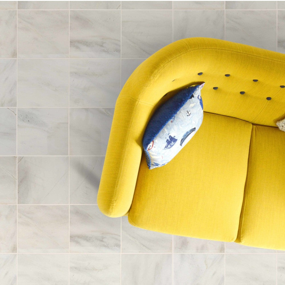 Bianco Carrara Marble Tiles - Honed