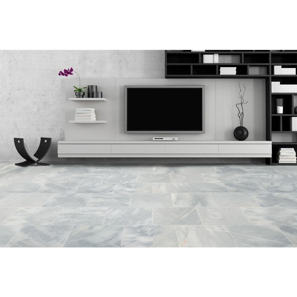 Fume Gray Marble Tiles - Polished
