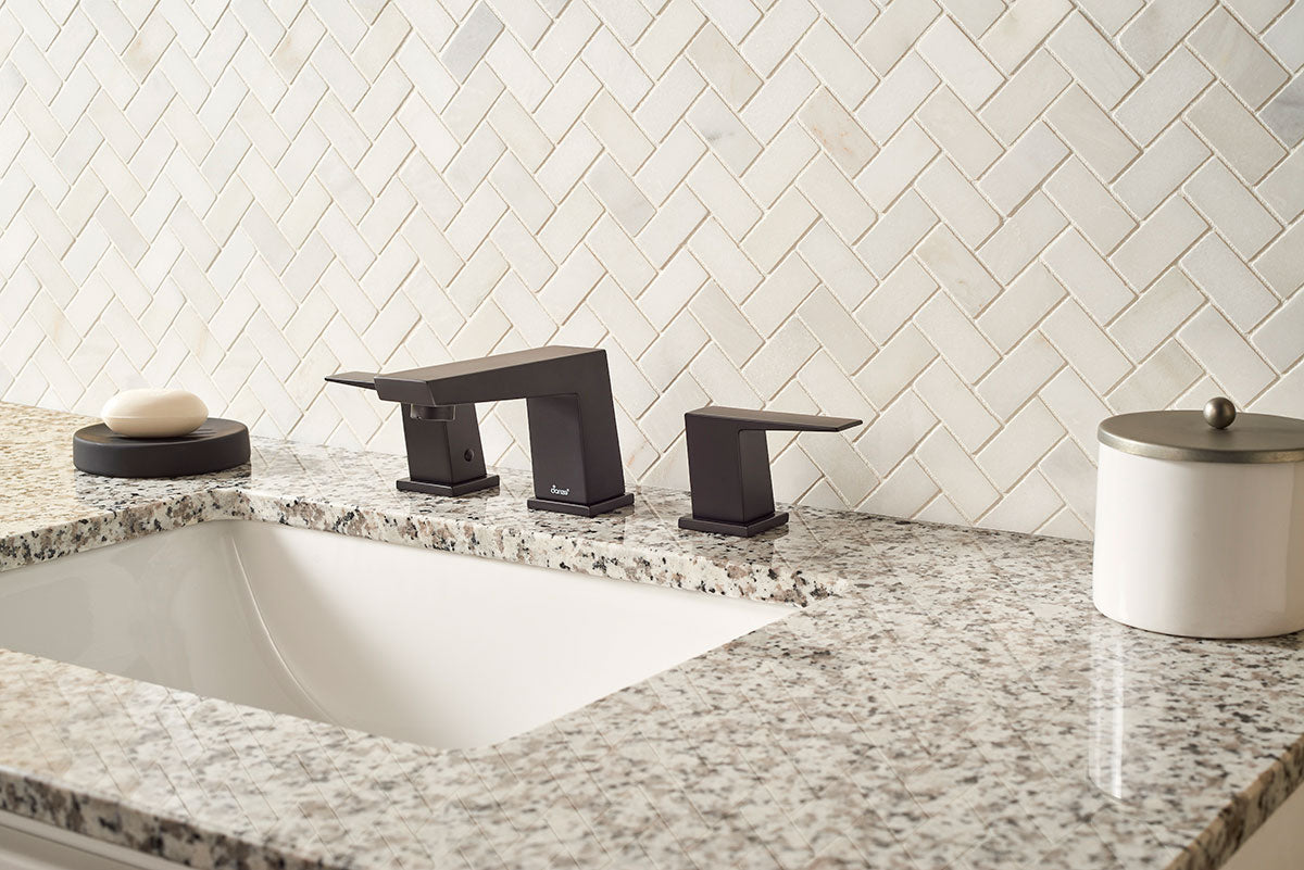 MSI Greecian White Herringbone Polished Marble Mosaic Tile 11.63"x11.63"