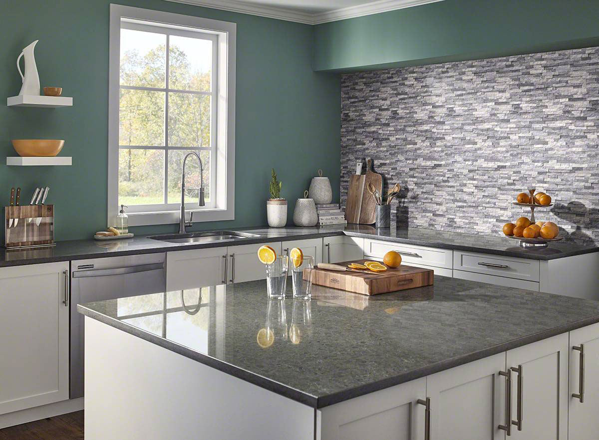 MSI Alaskan Gray Interlocking Splitface Marble Mosaic 11.81"x12.4