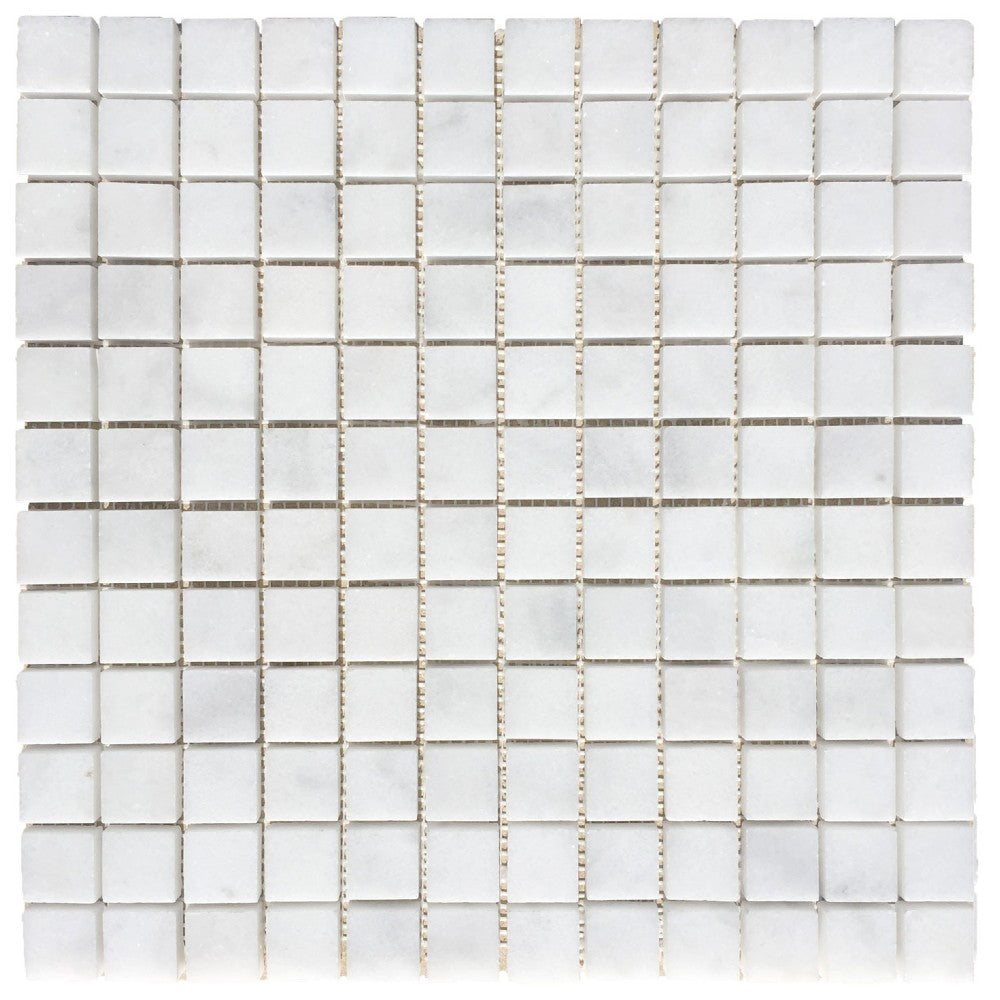 Carrara White Polished Marble Mosaics