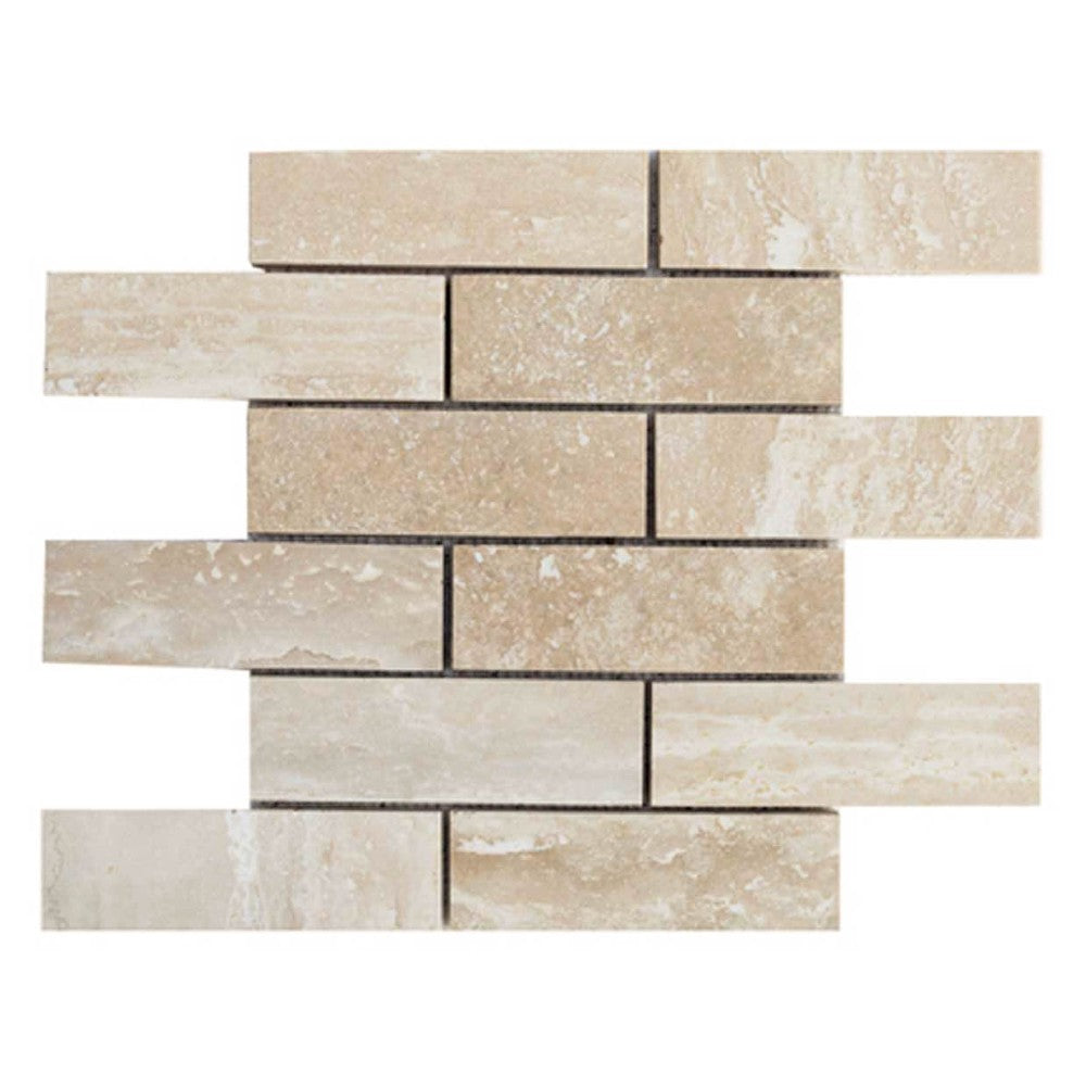 Vein Cut Travertine Mosaic Tiles