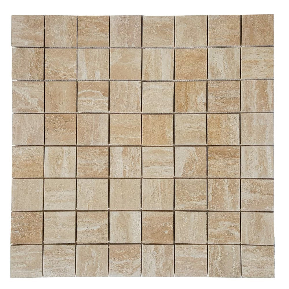 Classic Travertine Vein Cut Mosaic