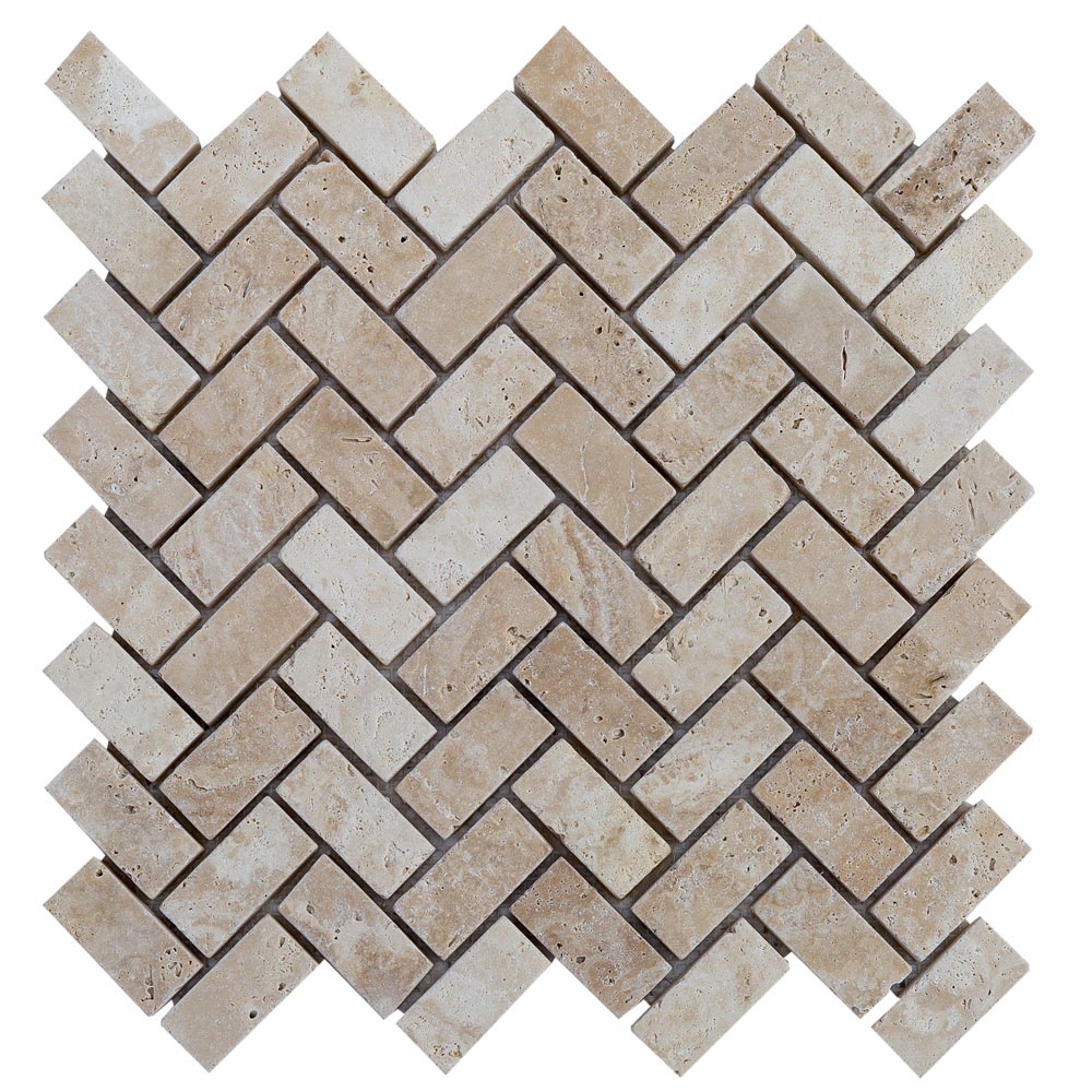 Classic Tumbled Travertine Mosaics