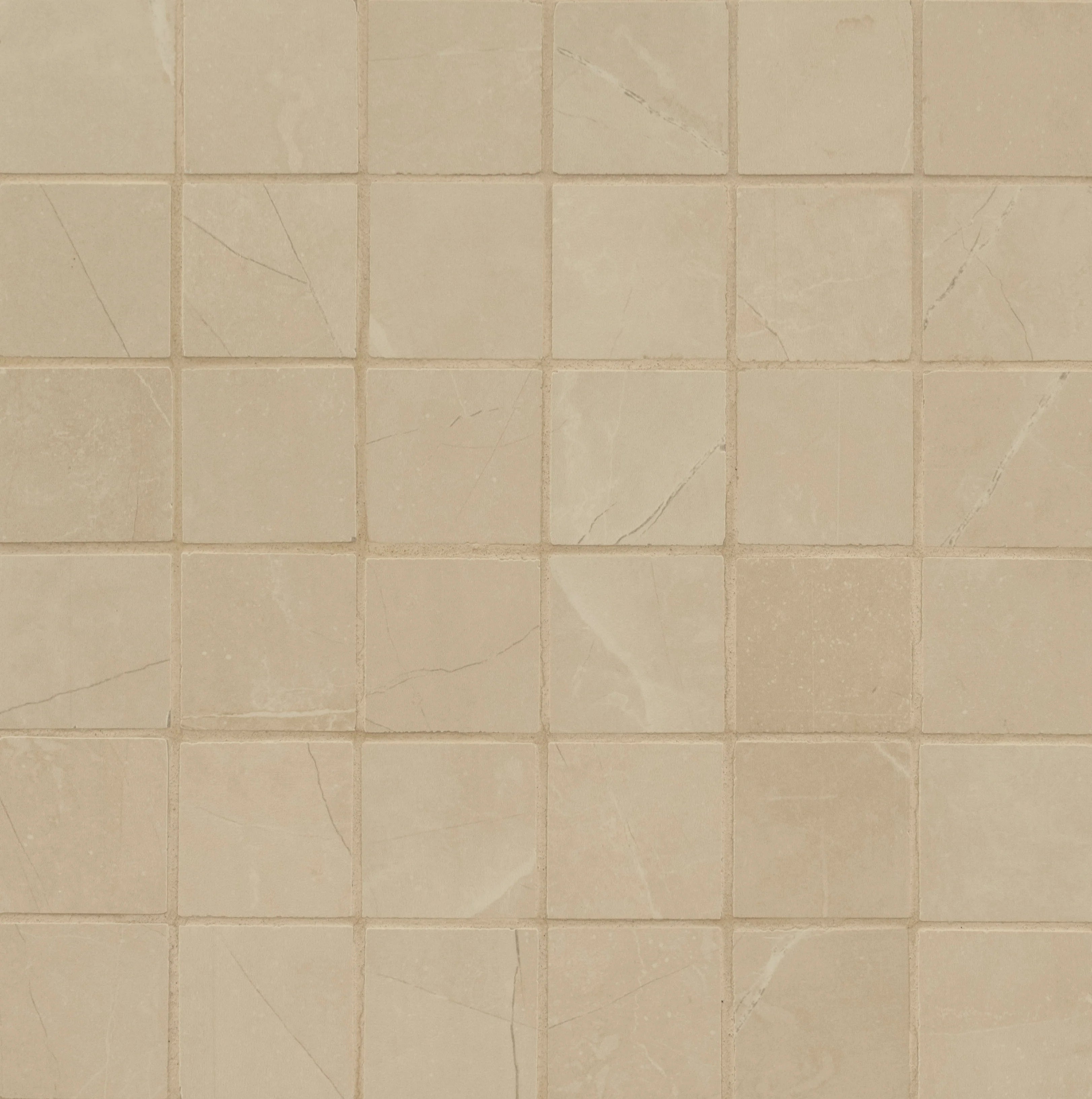 MSI Sande Cream Matte Porcelain Mosaic Wall and Floor Tile 2"x2"