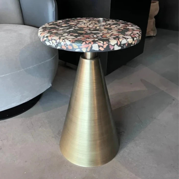 Terrazzo Round End/Side Table - Designer Furniture Collection