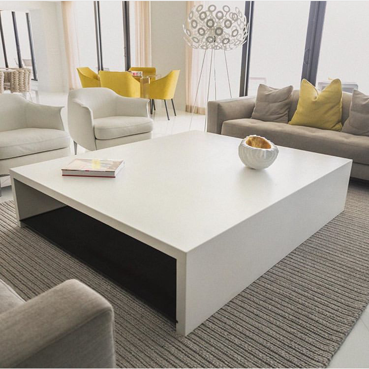 Barocco Elfheim Design Modern Coffee Table - (W)47" (L)31.5" (H)12"