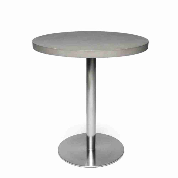 Barocco Concrete Bistro Round Table - (D)35.5" (H)29.5"