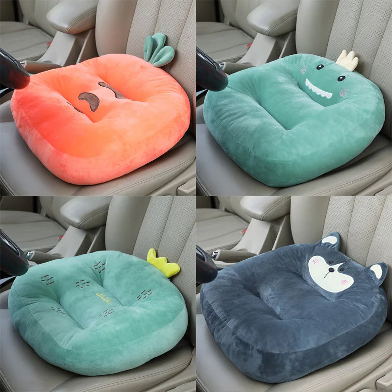 GobekUsa Cartoon Car Cushion Sofa Pad Thicken Office Chair Seat Lumbar Support Pillow