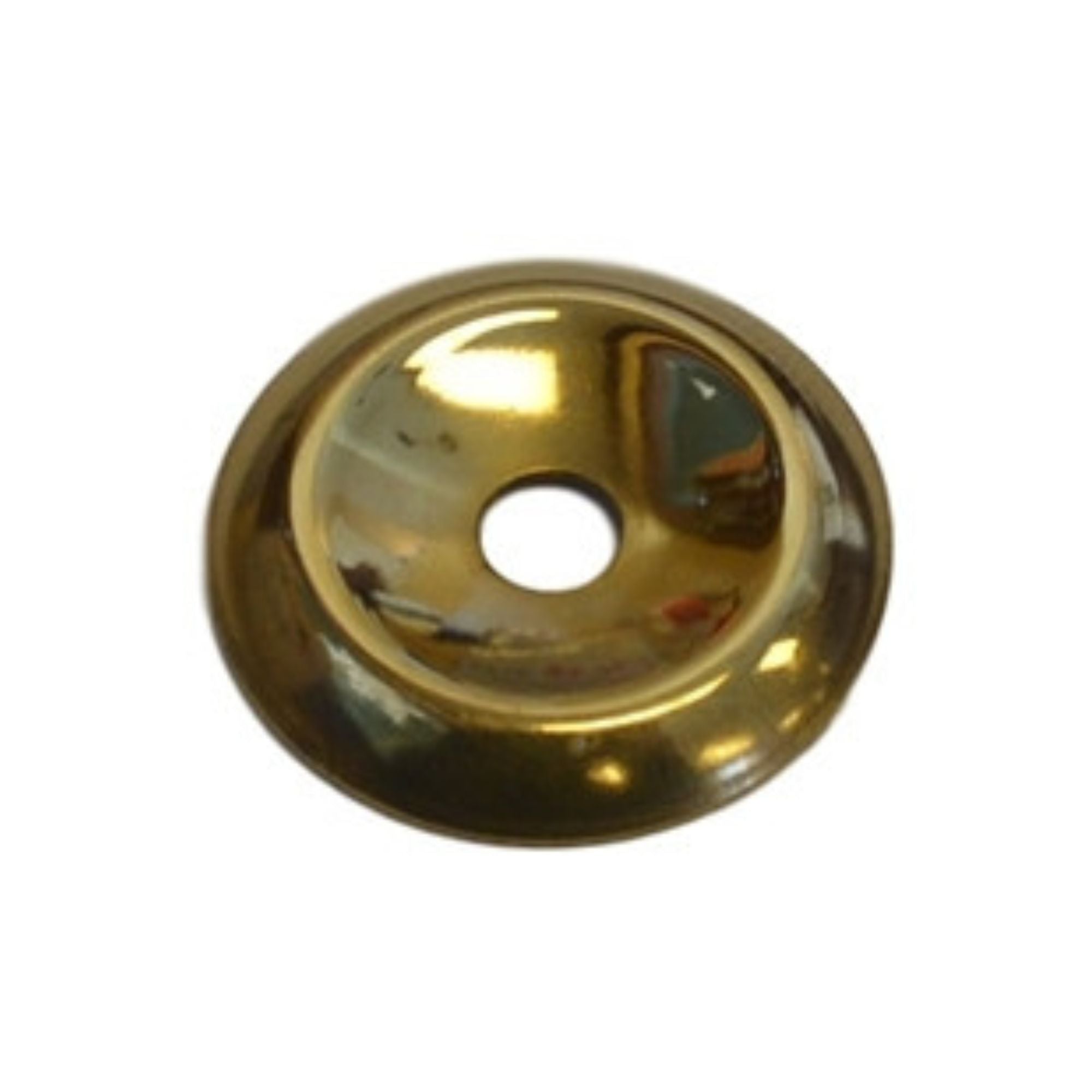 Simple Brass Backplate for Bail Pulls 15/16" Diameter, Sold in Pairs for Elegant Hardware Solutions