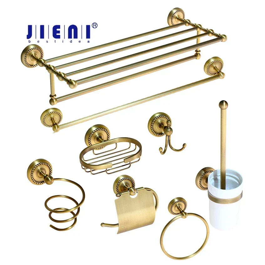 GobekUsa Antique Brass Bathroom Hardware Set-SOAP DISH TOILET HOLDER - ACCESSORY