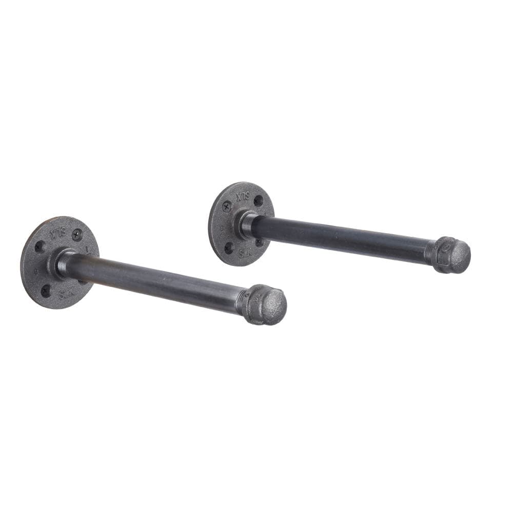 1/2 in. x 12 in. L Shelf Bracket Kit, 2 Pack