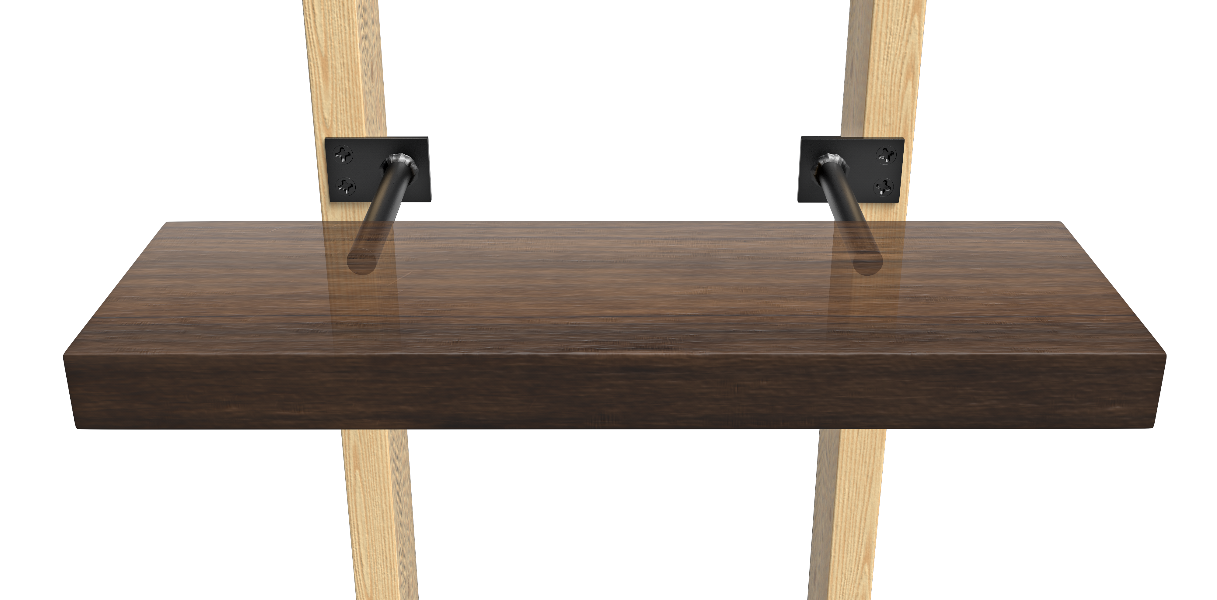 The Original™ Round Free Floating Shelf Bracket