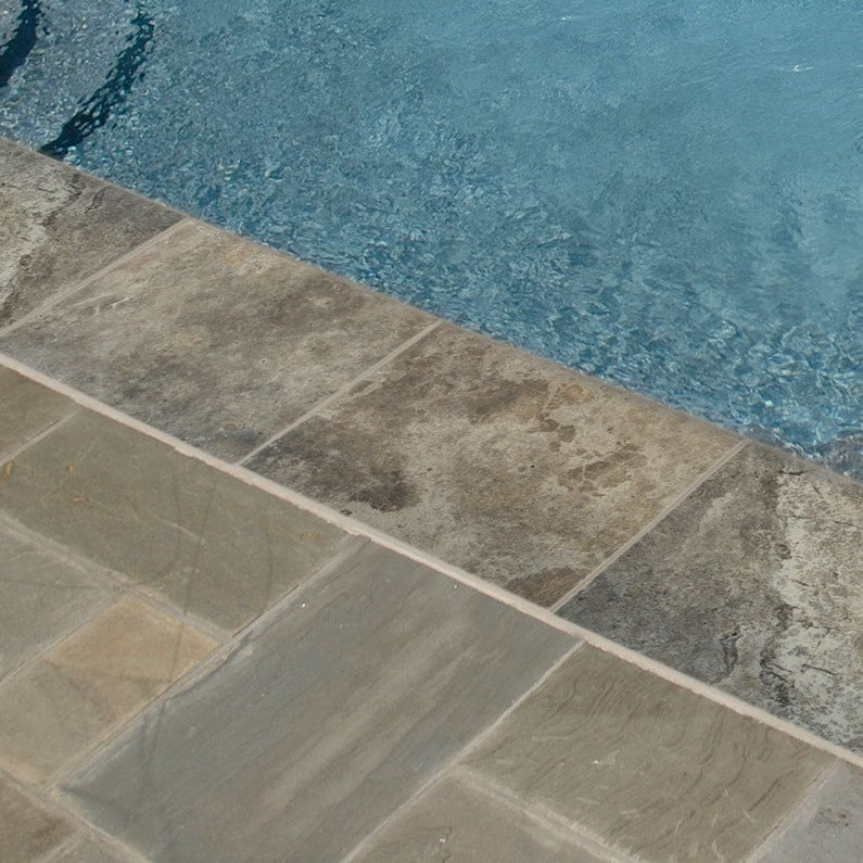 MSI Silver Travertine Pool Coping 16"x24"