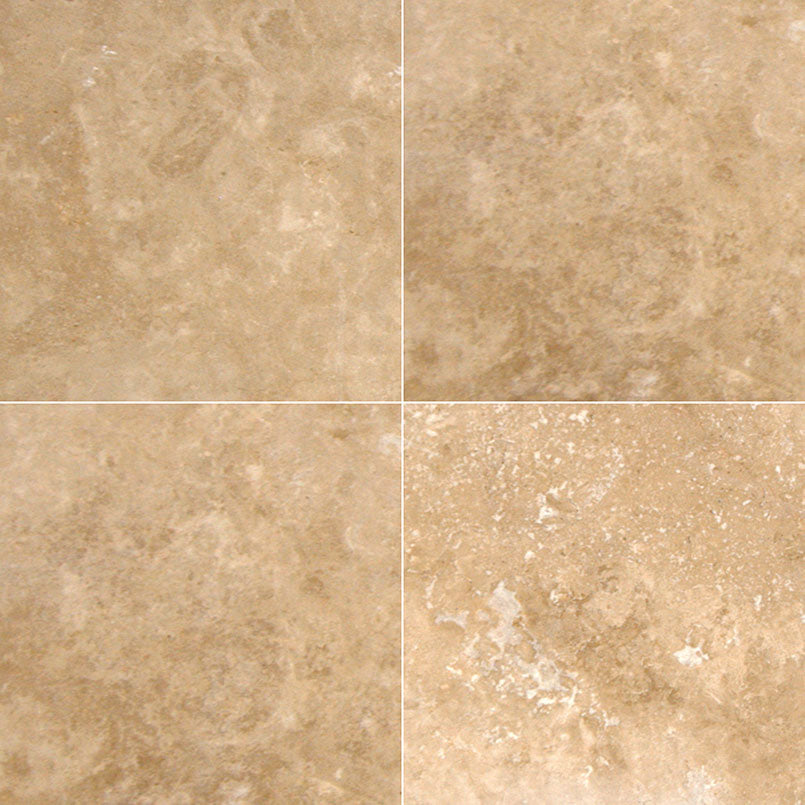 MSI Tuscany Walnut Tumbled Travertine Paver - 6"x6"