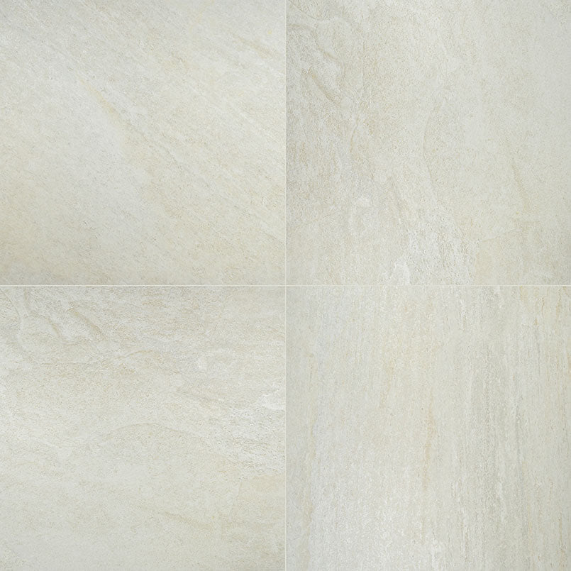 MSI Legions Quartz White Matte Anti-Slip Porcelain Pavers - Arterra Collection