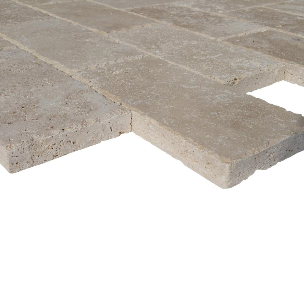 Classic Light Beige Travertine Pavers